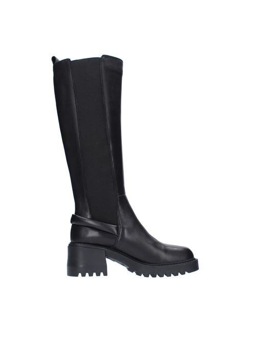 Boots model MA31 in nappa leather and fabric MANUFACTURE D'ESSAI | MA31NERO